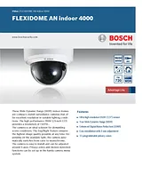 Bosch FLEXIDOME AN VDN-295-20 Leaflet