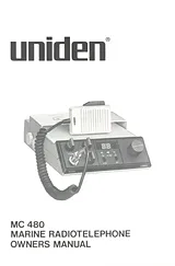 Uniden MC480 사용자 설명서