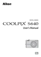 Nikon S640 Справочник Пользователя