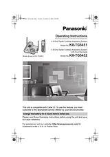 Panasonic KX-TG5451 사용자 가이드