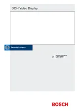 Bosch LBB 3584 User Manual