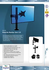 Dataflex ViewLite Monitorarm 123 58.123 Leaflet