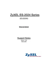 ZyXEL ES-2024A Zusätzliches Handbuch