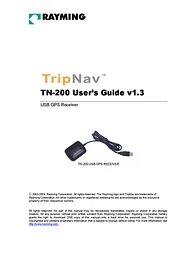 Rayming TripNav TN-200 用户手册