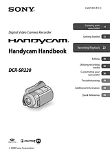 Sony DCR-SR220 Manual De Usuario