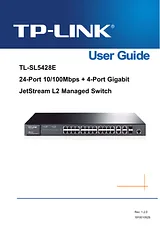 TP-LINK tl-sl5428e ユーザーズマニュアル