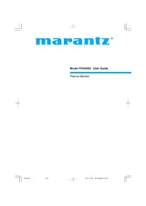 Marantz PD5050D Справочник Пользователя