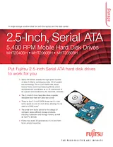 Fujitsu MHT2040BH FUJ:MHT2040BH Leaflet