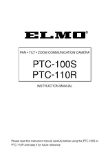 Elmo PTC-100S Instruction Manual