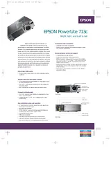 Epson PowerLite 713c ユーザーズマニュアル