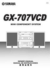 Yamaha GX707VCD Manuale Utente