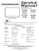 Mitsubishi Electronics WD-73C8 ユーザーズマニュアル