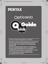 Pentax Optio W90 Guide D’Installation Rapide