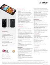 LG LGLS740 Specification Sheet