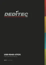 Deditec USB-RS485 Stick Hoja De Datos