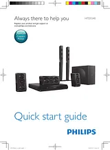 Philips HTD5540/12 Quick Setup Guide