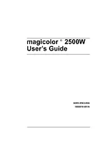 Konica Minolta Magicolor 2500W User Manual