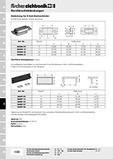Fischer Elektronik Protective cap Black 1 pc(s) BADP 25 Datenbogen