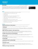Sony STR-DH540 Specification Guide