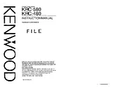 Kenwood KRC-580 Mode D'Emploi