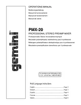 Gemini PMX-20 User Manual