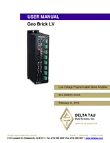 Delta Tau GEO BRICK LV Справочник Пользователя
