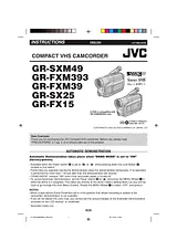 JVC GR-FX15 지침 매뉴얼
