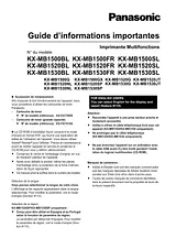 Panasonic KXMB1530SP Mode D’Emploi