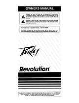 Peavey Revolution Guía Del Usuario