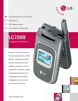 LG 1500 Guia De Especificaciones