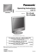 Panasonic tc-17la2d Справочник Пользователя