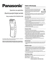 Panasonic ERGY50 Guida Al Funzionamento