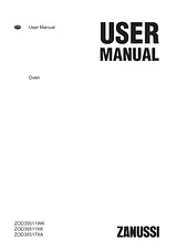 Zanussi ZOD35511WK User Manual