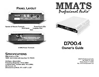 MMATS Professional Audio Speaker D700.4 Leaflet