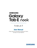Samsung Galaxy Tab E NOOK 9.6” ユーザーズマニュアル