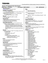 Toshiba X775-3DV78 PSBY5U-00X01F User Manual