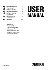 Zanussi ZSG25224XA User Manual