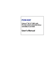 Intel PCM-9387 ユーザーズマニュアル