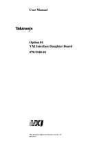 Tektronix 070-9180-01 Manual Do Utilizador