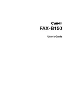 Canon B150 Manuale Utente