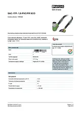 Phoenix Contact Sensor/Actuator cable SAC-17P- 1,5-PVC/FR SCO 1555389 1555389 Datenbogen