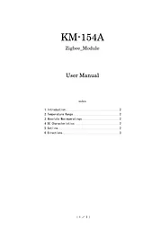 Kaga Electronics Co. Ltd KM154A User Manual