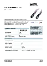 Phoenix Contact Bus system cable SAC-5P-MS/ 0,5-920/FS SCO 1518261 1518261 Data Sheet