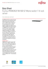 Fujitsu RX100 S7 VFY:R1007SC010IN Hoja De Datos