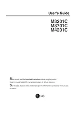 LG M3701C-BA Owner's Manual