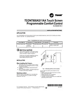 Trane TCONT800AS11AA User Manual