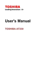 Toshiba at330 Manuel D’Utilisation