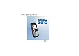 Nokia 2610 User Manual