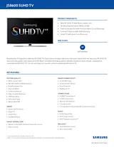 Samsung UN78JS8600 Hoja De Especificaciones
