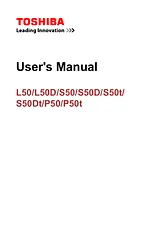 Toshiba P50t User Manual